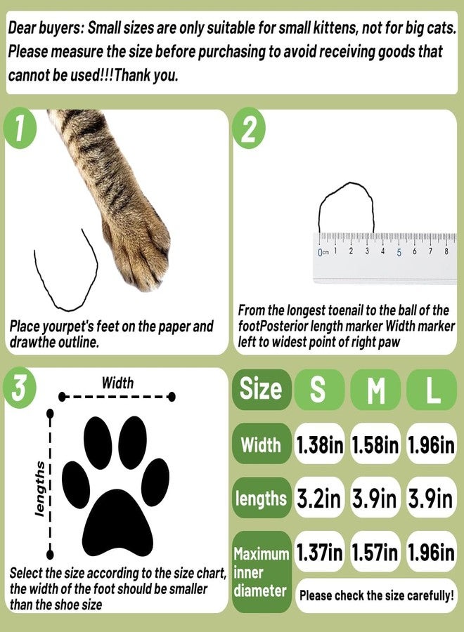 Esamploe 4 PCS Cat Mittens to Prevent Scratching,Mesh Breathable Cat Shoes,Adjustable Cats Anti Scratch Gloves,Suitable for Cats When Bathing and Nail Trimming(M,Grey) - Image 3