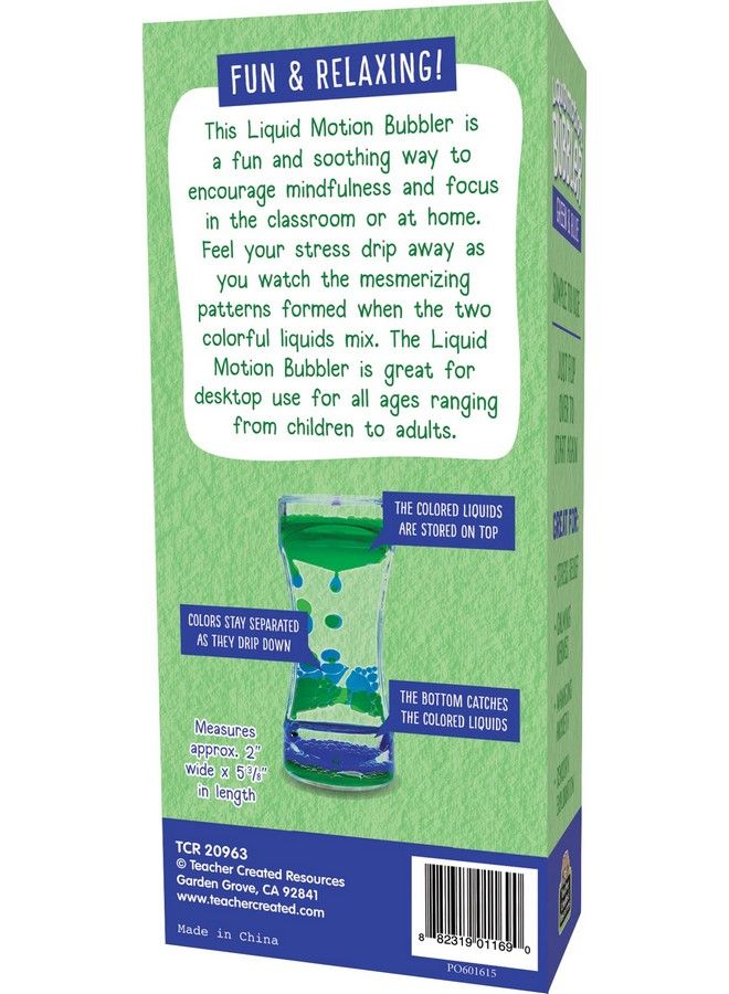 Teacher Created Resources Green & Blue Liquid Motion Bubbler - Image 5