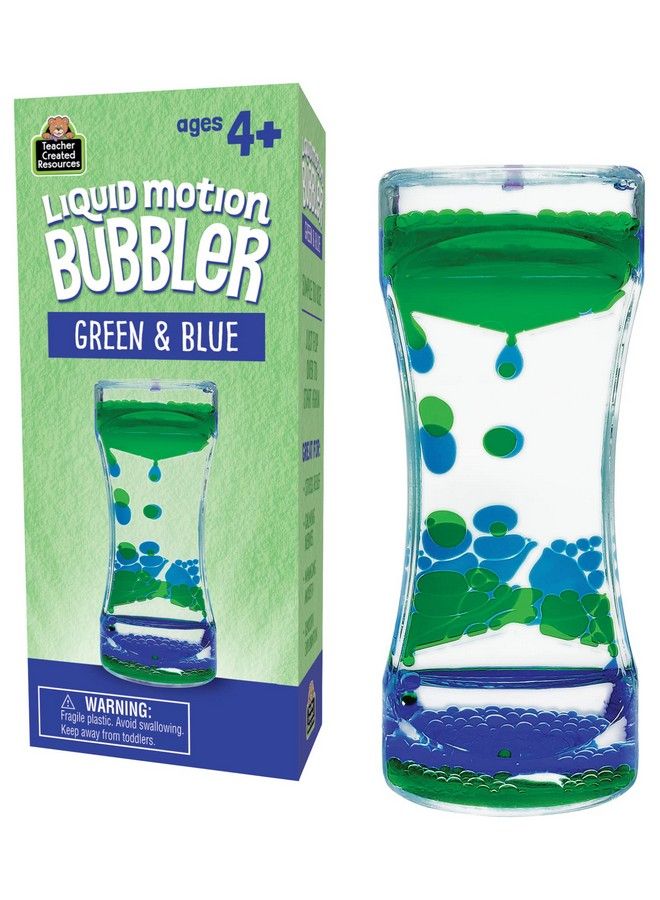Teacher Created Resources Green & Blue Liquid Motion Bubbler - Image 1