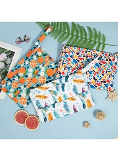 babygoal Babygoal Wet Dry Bags for Baby Cloth Diapers, Washable Travel Bags, Beach, Pool, Gym Bag for Swimsuits & Wet Clothes with Two Zippered Pockets 3 Pack, 3LN21  - Image 3