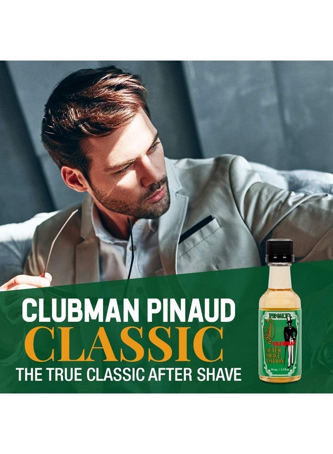 Clubman Pinaud After Shave Lotion Soothes Skin After Shaving With Masculine Fragrance 1.7 Fl. Oz X 2 Packs - Image 3