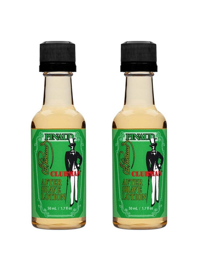 Clubman Pinaud After Shave Lotion Soothes Skin After Shaving With Masculine Fragrance 1.7 Fl. Oz X 2 Packs - Image 1