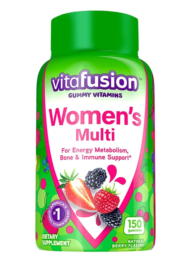 Vitafusion - Women's Multivitamin Natural Berry Flavored - 150 Gummies - Image 1