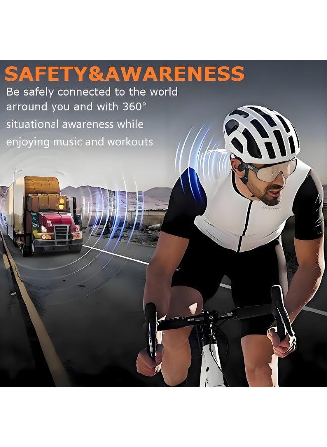 عام عمر بطارية طويل للغاية ، ذاكرة 32 جرام ، مستوى 8 مقاوم للماء ، باس غير داخل الأذن ، تشغيل سماعات توصيل العظام الرياضية - Image 5