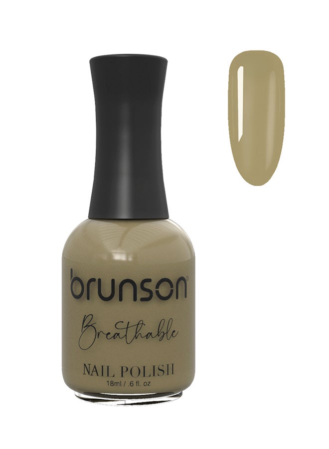 brunson Breathable Nail Polish Halal nail polish Wudu friendly Quick-Dry Vegan long lasting but easy peel off   18ml BH235