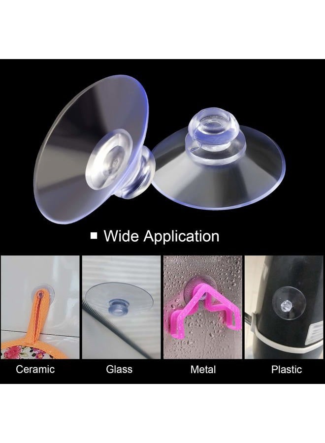 ANCIRS 30 Pack 30mm Suction Cups for Glass Table Tops, Rubber Transparent Anti-Collision Sucker Pad Without Hooks for Home Decoration - Image 5