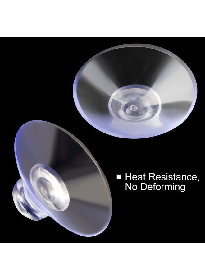 ANCIRS 30 Pack 30mm Suction Cups for Glass Table Tops, Rubber Transparent Anti-Collision Sucker Pad Without Hooks for Home Decoration - Image 3