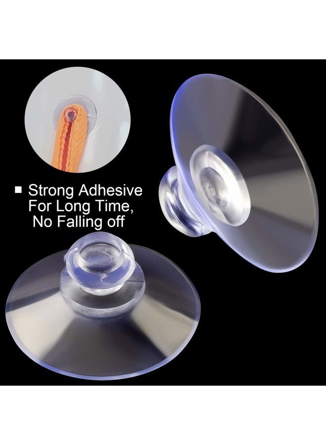 ANCIRS 30 Pack 30mm Suction Cups for Glass Table Tops, Rubber Transparent Anti-Collision Sucker Pad Without Hooks for Home Decoration - Image 4
