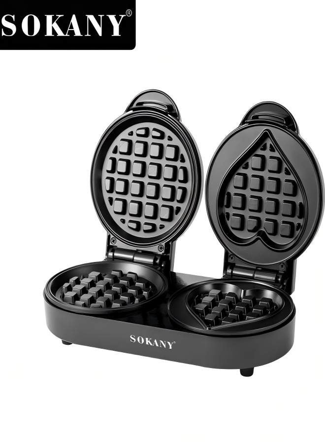 سوكانيا 850 طاحونة من الوافل، وآلة شطيرة صغيرة ذات قلب دائري متعددة الأغراض، وآلة تحميص القابس: المعايير البريطانية - Image 5