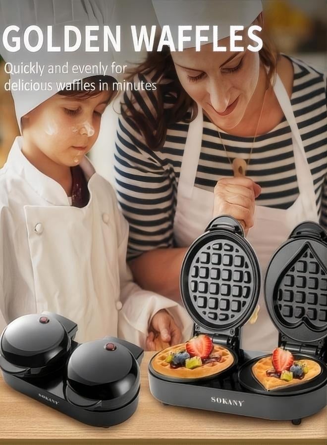 سوكانيا 850 طاحونة من الوافل، وآلة شطيرة صغيرة ذات قلب دائري متعددة الأغراض، وآلة تحميص القابس: المعايير البريطانية - Image 4