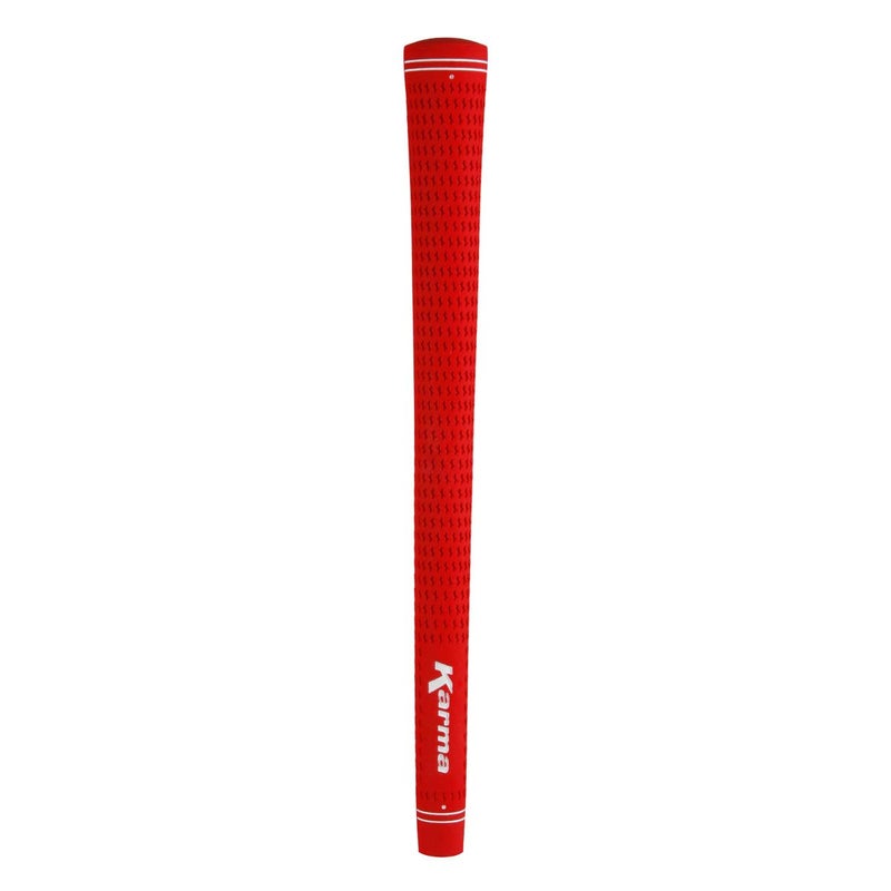 Karma Velour 13 Piece Golf Grip Set, Red Standard Size Rubber Velvet Style Replacement Golf Club Grips for Men - Image 2
