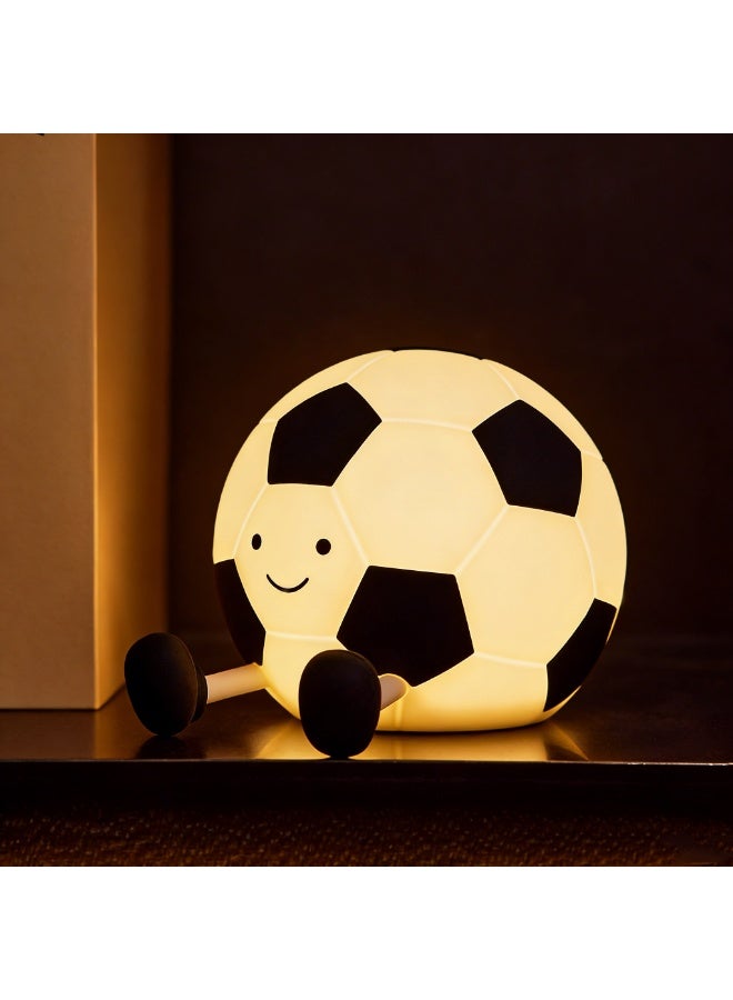 Football Night Light,Rechargeable Small Lamp Dimmable with Soft Touch,Football Nightlight Accessories Stuff Game Decor, Valentines Soccer Sport Lover Gifts for Girls 8-12 Kids Teens Boys - Image 4