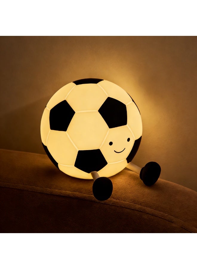 Football Night Light,Rechargeable Small Lamp Dimmable with Soft Touch,Football Nightlight Accessories Stuff Game Decor, Valentines Soccer Sport Lover Gifts for Girls 8-12 Kids Teens Boys - Image 2