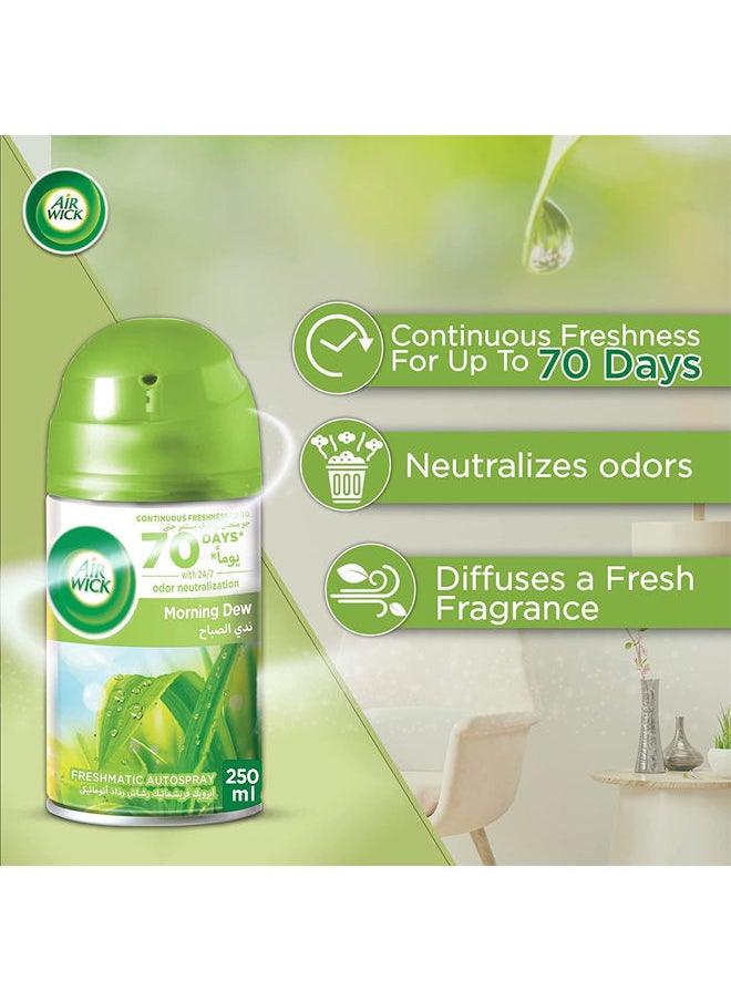 Air Wick - Air Freshener Freshmatic Auto Spray Gadget with Refill - Morning Dew Fragrance 250ml - Image 1