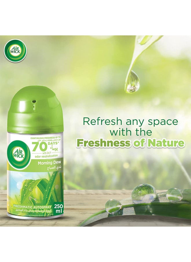 Air Wick - Air Freshener Freshmatic Auto Spray Gadget with Refill - Morning Dew Fragrance 250ml - Image 1