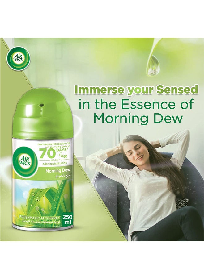 Air Wick - Air Freshener Freshmatic Auto Spray Gadget with Refill - Morning Dew Fragrance 250ml - Image 1
