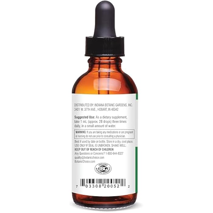 Botanic Choice Ginkgo Biloba Leaf Liquid Extract – Alcohol Free, Gluten Free, Fast Acting Supplement Drops – Easy to Use Dropper 1 Fluid Ounce - Image 3