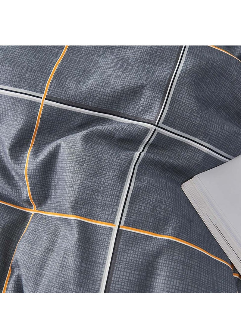 Sharpdo 4 Pieces Bed Sheet Set Luxury Cotton Microfiber Soft Quilt Set with 1 Comforter/Quilt Cover, 1 Flat Sheet and 2 Pillowcases Single 2m(200*230cm) Bed  - Image 4
