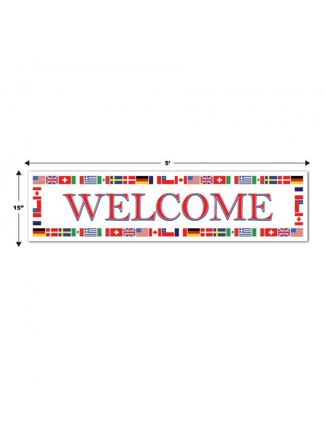 Beistle International Welcome Banners (asstd designs) Party Accessory (1 count) (2/Pkg) - Image 1