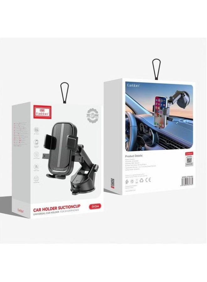 Earldom Car Phone Holder with Strong Suction Cup and 360° Rotation – Model EH264 - Image 4