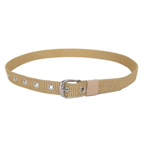 Zacharias Boy's Nylon Belt for kids knb-01 (4-10 Years) (Beige_Pack of 1) - Image 5