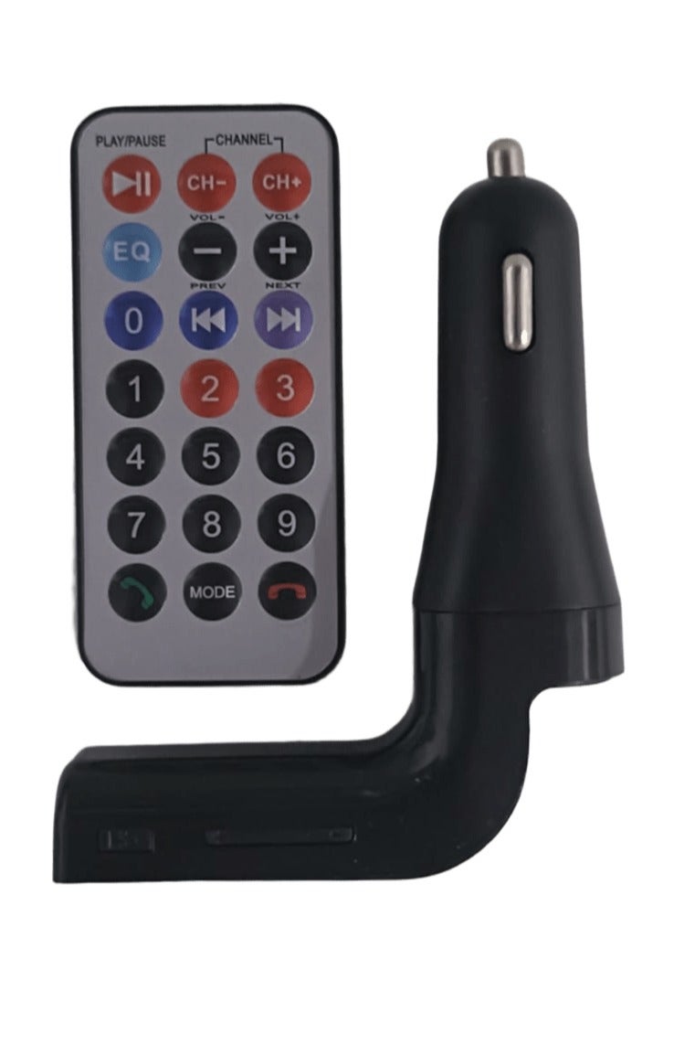 777 FM Transmitter with Bluetooth 5.0, MP3 Car Charger, 2 USB TF Ports, Fast Charging MD-01 - Image 1