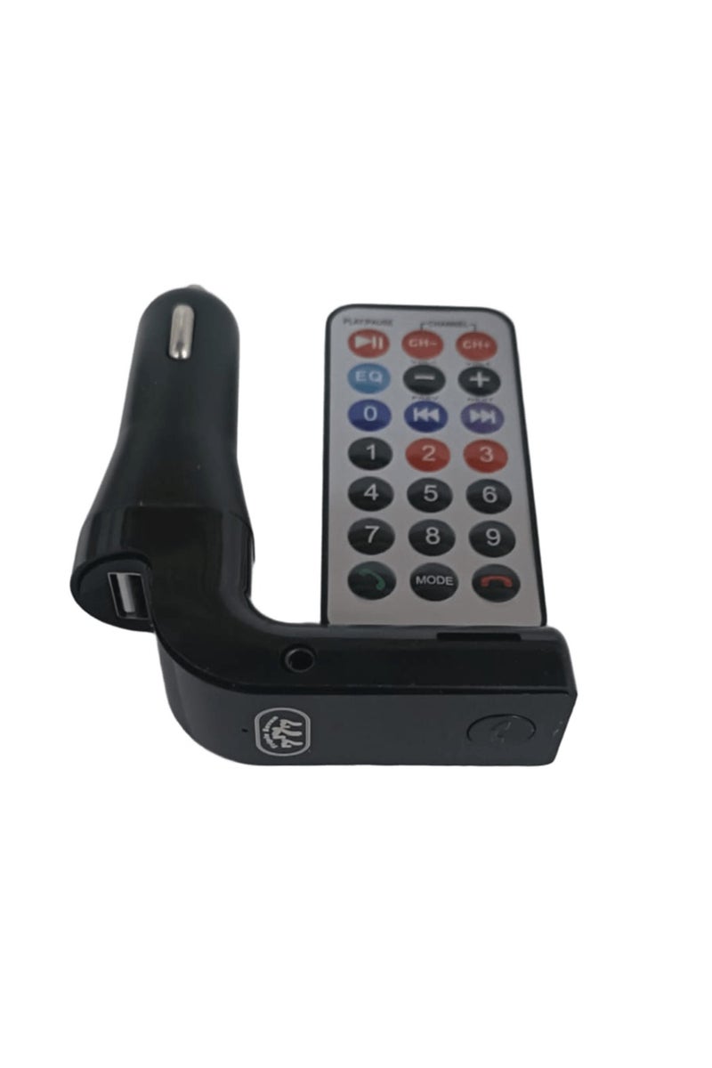 777 FM Transmitter with Bluetooth 5.0, MP3 Car Charger, 2 USB TF Ports, Fast Charging MD-01 - Image 2