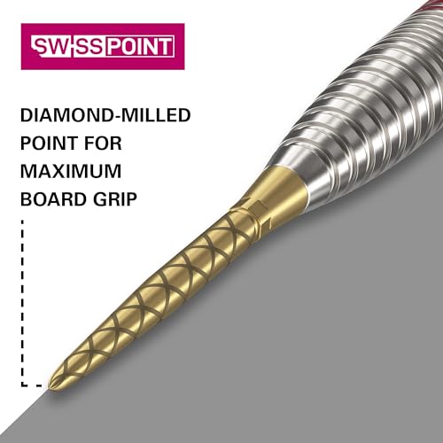 Target Darts Swiss Point Storm Diamond Dart Points (3-Pack Tips) 35mm Gold SP – Change Dart Point, Professional Dart Accessories - Image 3