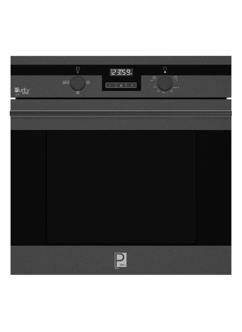 Purity FR PRO – Dark inox Built in Gas+Gas Oven with Turbo Fan 