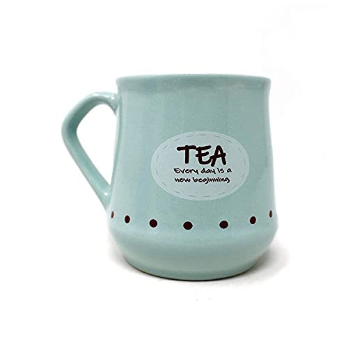 miRim Ceramic Wide Base Tea/Coffee/Milk Cup Set (170 ml) Multicolor - (Set of 6) - Image 4