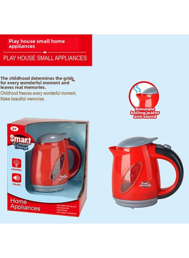 Hot-selling Simulation Mini Play House Small Household Appliances Electric Light Washing Machine Vacuum Cleaner Kitchen Educational Toys-Color:Simulation Electric Kettle - Image 1