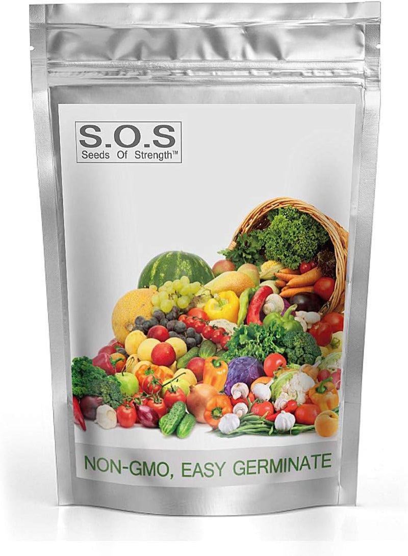 جي جوت أكثر من 4200 بذرة عضوية، بذور خضراوات وفواكه، طعام للحدائق، مستلزمات البقاء على قيد الحياة في حالات الطوارئ، المعيشة في الهواء الطلق - Image 1