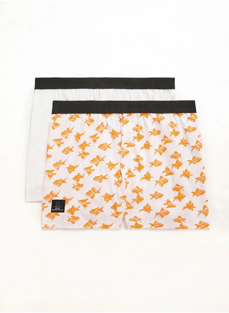 THE BEAR HOUSE Mens Cotton Boxers Multipack Soft Breathable Underwear for Men Loose Fit Comfortable Boxer Shorts for Daily Wear