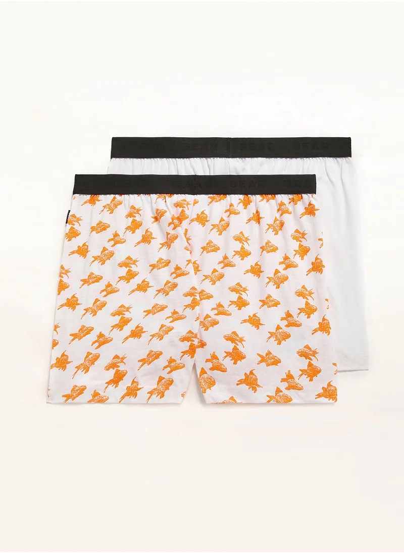 THE BEAR HOUSE Mens Cotton Boxers Multipack Soft Breathable Underwear for Men Loose Fit Comfortable Boxer Shorts for Daily Wear