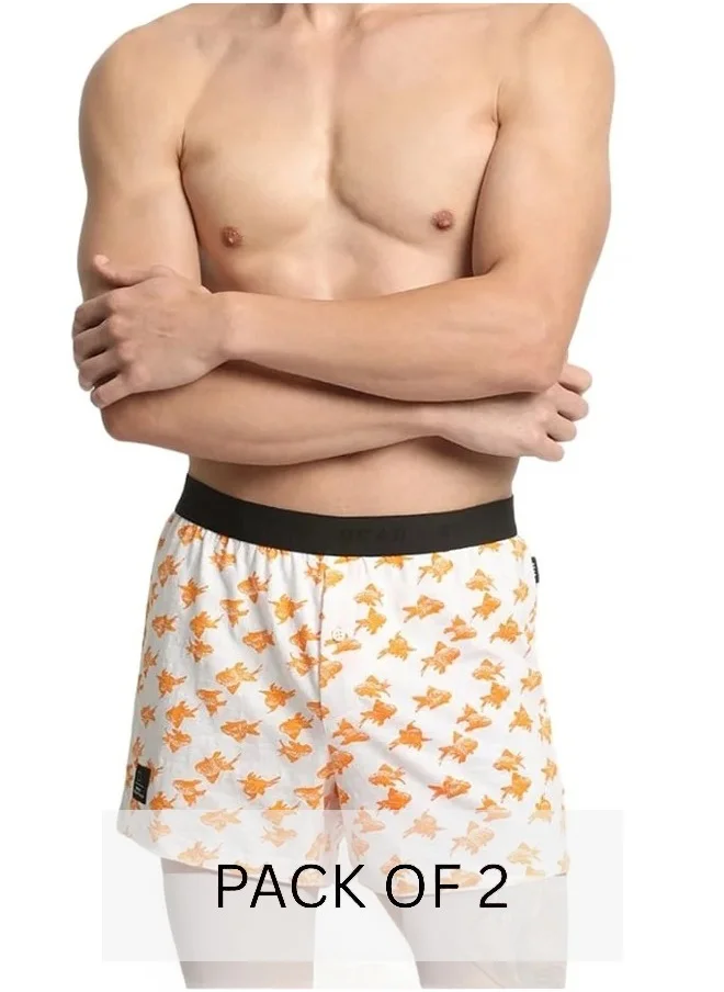THE BEAR HOUSE Mens Cotton Boxers Multipack Soft Breathable Underwear for Men Loose Fit Comfortable Boxer Shorts for Daily Wear