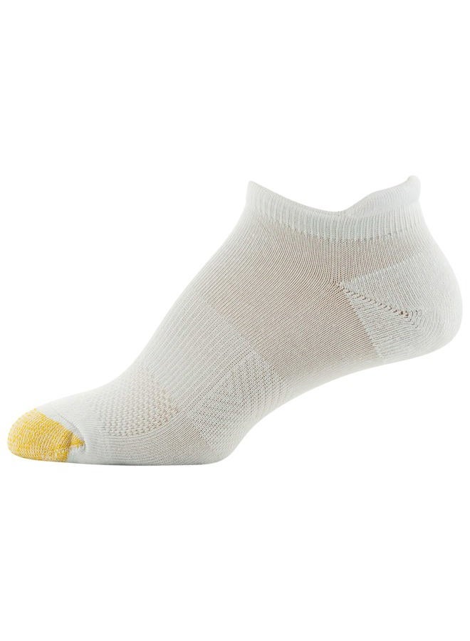 GOLDTOE Womens Vacay Cushion Tab Socks, 6-pairs, White, M - Image 3