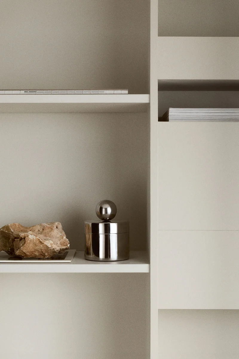 اتش اند ام صندوق من الستانليس ستيل