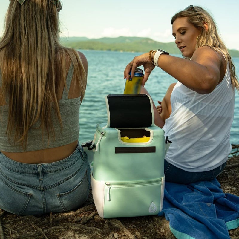 Kanga Insulated Cooler Bag - Soft Cooler Bag - 6 or 12 Can Beer and Seltzer Drink Cooler - Insulated Leak Proof and Durability Tested - Kanga Pouch Cooler - Breeze - Image 2