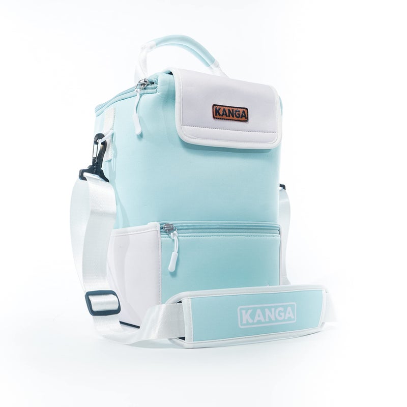 Kanga Insulated Cooler Bag - Soft Cooler Bag - 6 or 12 Can Beer and Seltzer Drink Cooler - Insulated Leak Proof and Durability Tested - Kanga Pouch Cooler - Breeze - Image 1