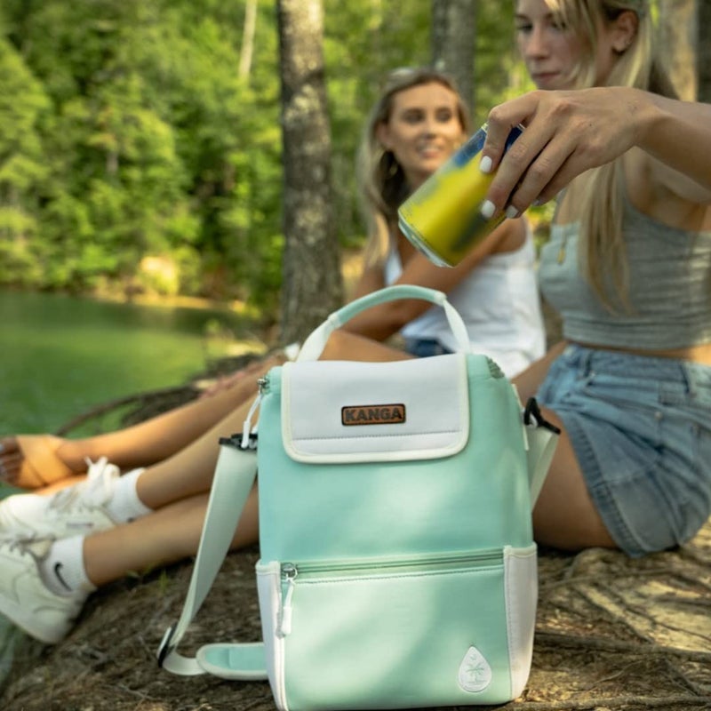 Kanga Insulated Cooler Bag - Soft Cooler Bag - 6 or 12 Can Beer and Seltzer Drink Cooler - Insulated Leak Proof and Durability Tested - Kanga Pouch Cooler - Breeze - Image 4