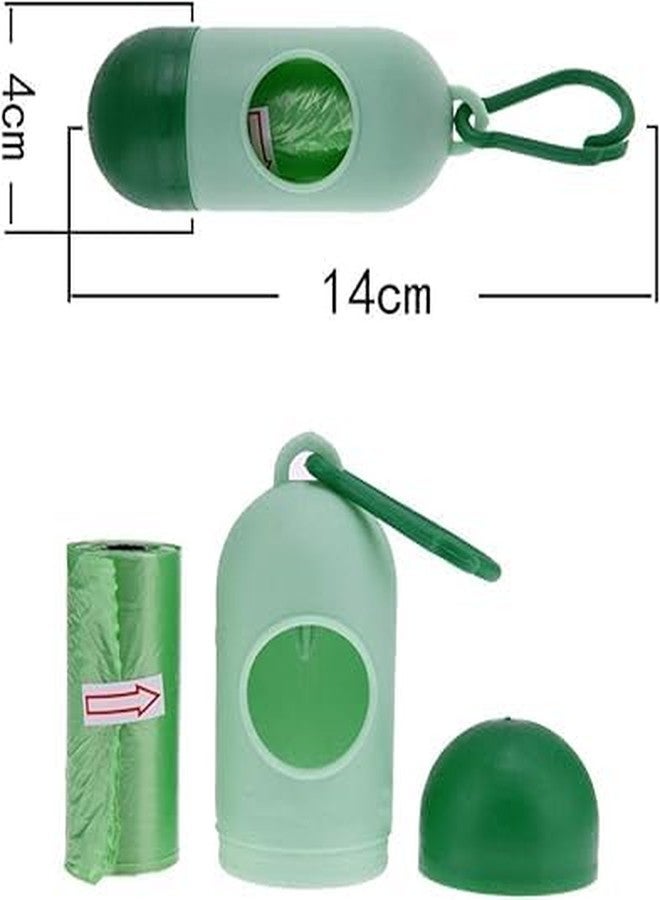 Sandra Dog Poop Bags (8 Roll) for Waste Refuse Cleanup Biodegradable Doggy Garbage Roll Replacements Leak Proof Tear Resistant Thick Plastic (Dispenser + 120 Poop Bag) 120 Set - Image 3