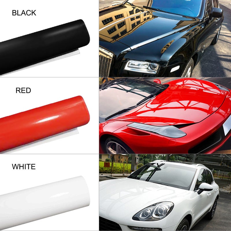 Stretchable Glossy Vinyl Film Protective Car Vinyl Wrap Stickers with Air Release Car Styling Accessories - Image 4