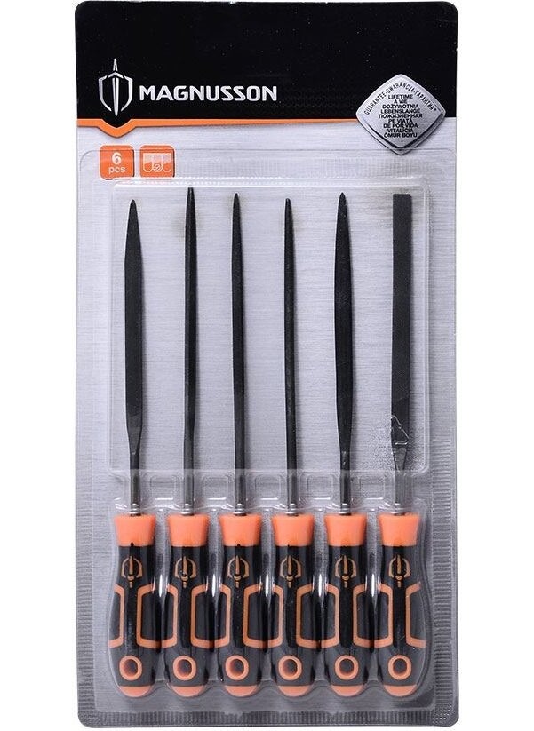 Magnusson Professional 6 Piece Needle File Set 