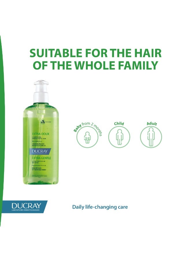 DUCRAY Extra-Gentle Frequent Use Shampoo 400ML  - Image 5