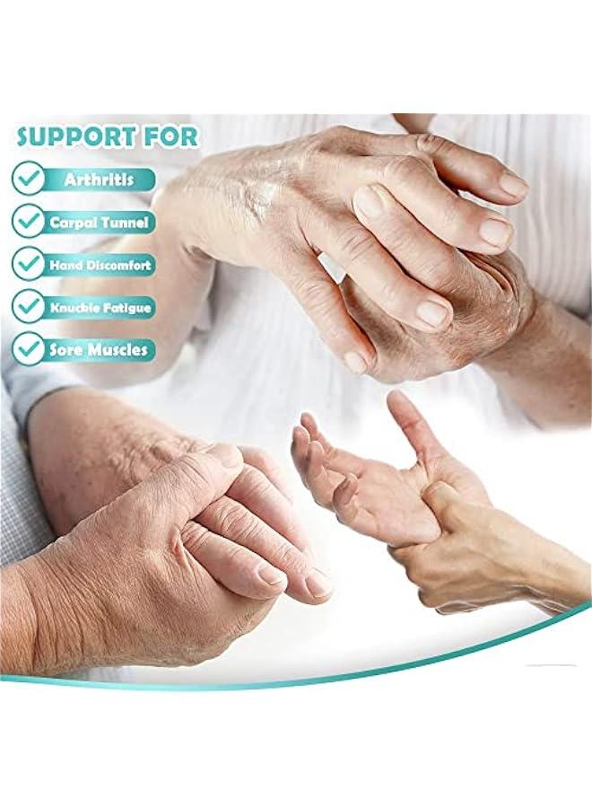 MOXO Fingerless Anti Arthritis Gloves, ression Gloves for Women Men, AntiSlip OpenFinger Gloves for omfort , Hand Fatigue, Swelling, Sports, Providing Warmth and Increase CirculationS - Image 3