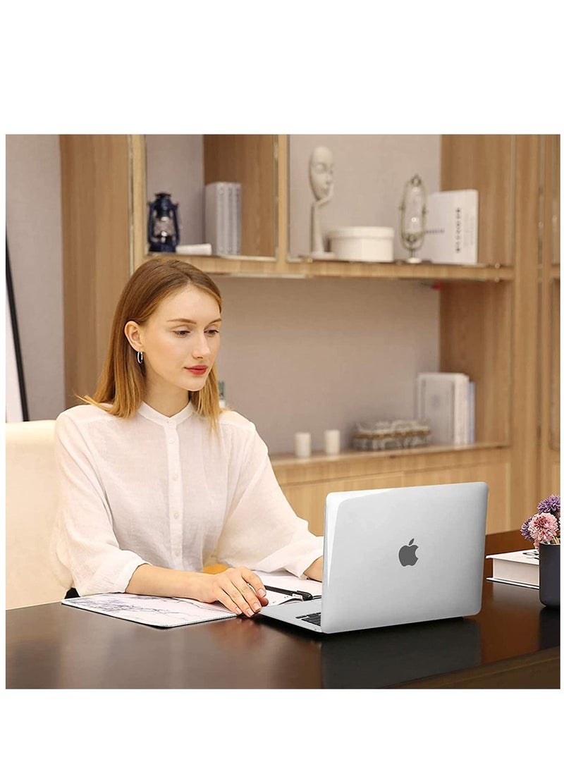 MacBook Air 13.6 inch Case 2022 2023 Release A2681 M2 Chip with Retina Display & Touch ID Protective Plastic Hard Shell Case Cover Crystal Clear - Image 4