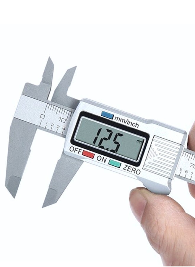 Generic Digital Vernier Caliper 0-150mm, Carbon Fiber Digital Caliper with Large LCD Screen, Plastic Digital Caliper, 0.1mm Accuracy, 240mm80mm60mm  - Image 3
