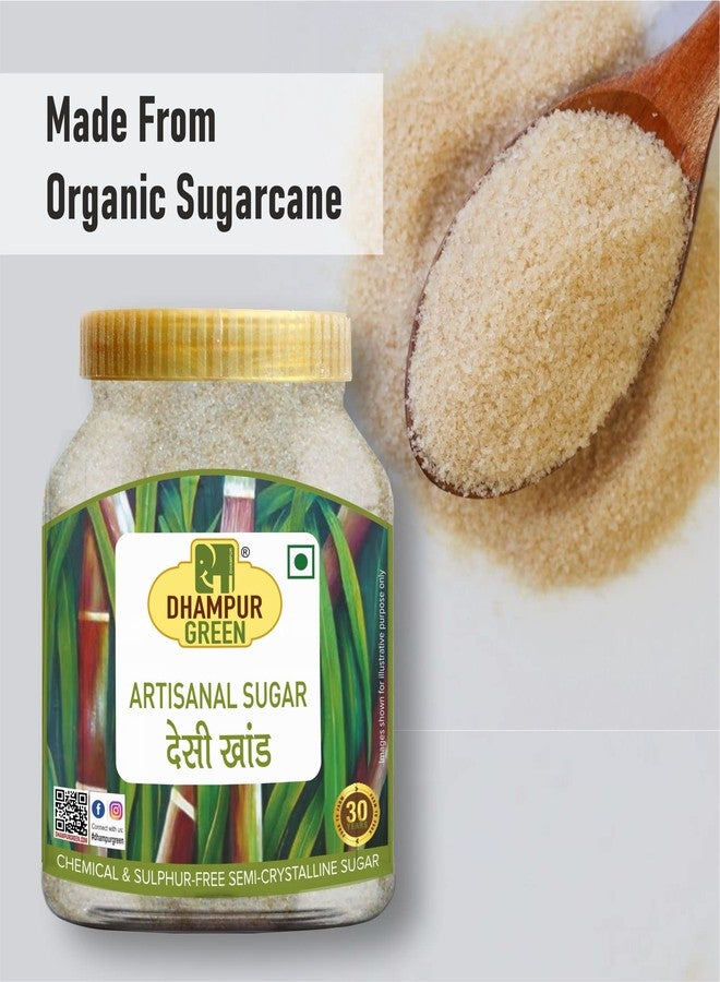Dhampurgreen Sulphurless Desi Khand, 1.6Kg (800Gx2) | Cane Sugar | Khandsari Sugar | No Chemical | No Color | No Preservatives - Image 4