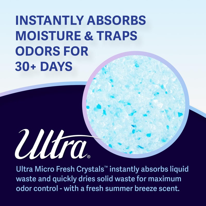 Ultra Fresh Scented Micro Crystals Premium Cat Litter - 99.9% Dust Free, Soft on Paws - 5 Lbs. - Image 4