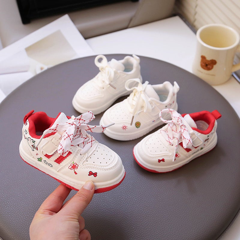 Mesh Sneakers Lightweight Flexible Sole Walking Shoes For Kids Indoor And Outdoor Activities - Image 3